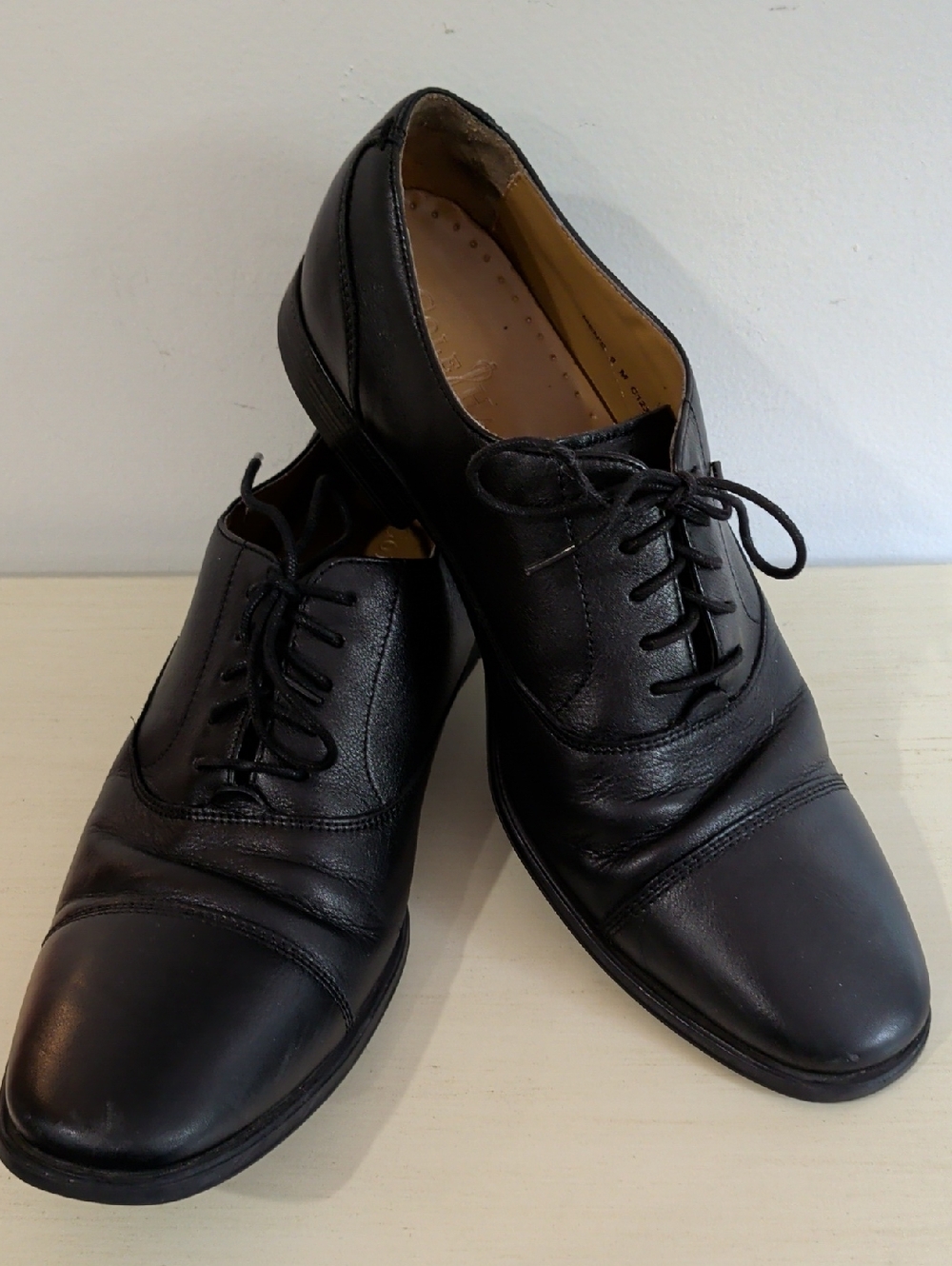 Cole Haan Classic Black Leather Men's Oxford Dress Shoes Size 9